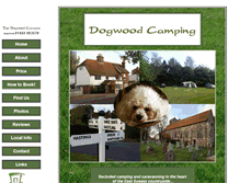 Tablet Screenshot of dogwoodcamping.co.uk